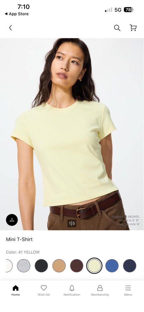 Uniqlo Mini Shirt - Various Colors Available (Category: Shirts) located in Pasay City. Submitted by _mcrnj (Listing ID 1456513202, Image 3). Description: RFS: tumaba, hindi na kasya. kaya hindi din nasuot 350 per color.