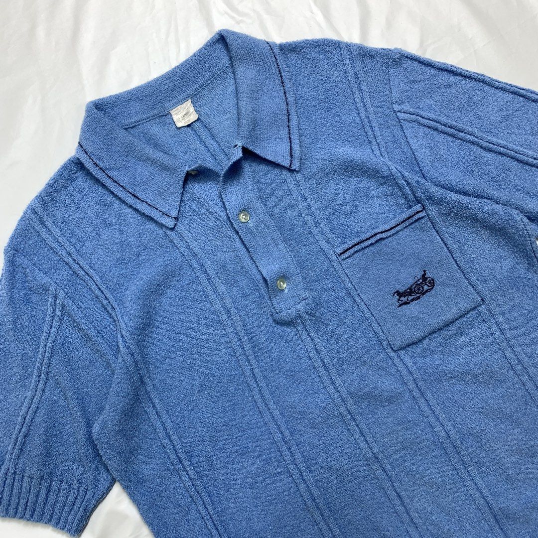 Vintage Boucle poloshirt (Category: Tshirts & Polo Shirts ) located in Baguio. Submitted by been.aged_ph (Listing ID 1456423724, Image 3). Description: 𝚂𝚒𝚣𝚎: fits up to M 𝙳𝚒𝚖𝚎𝚗𝚜𝚒𝚘𝚗𝚜: 20 x 26 𝙲𝚘𝚗𝚍𝚒𝚝𝚒𝚘𝚗: Excellent 𝙸𝚜𝚜𝚞𝚎: none Model Height: 5' 7".