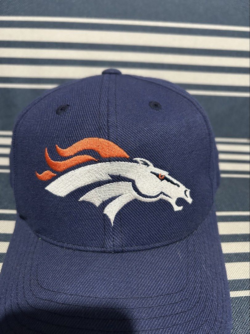 Vintage Denver Broncos Snapback Hat American Needle (Category: Caps & Hats) located in Maasin. Submitted by throwingreverse (Listing ID 1456514352, Image 2). Description: Adjustable plastic snap closure Team: Denver Broncos Color: Navy blue with orange/white logo and green underbrim Style: 6-panel snapback Color rate: 9.5/10 MOP: Gcash Location: SOUTHERN LEYTE .