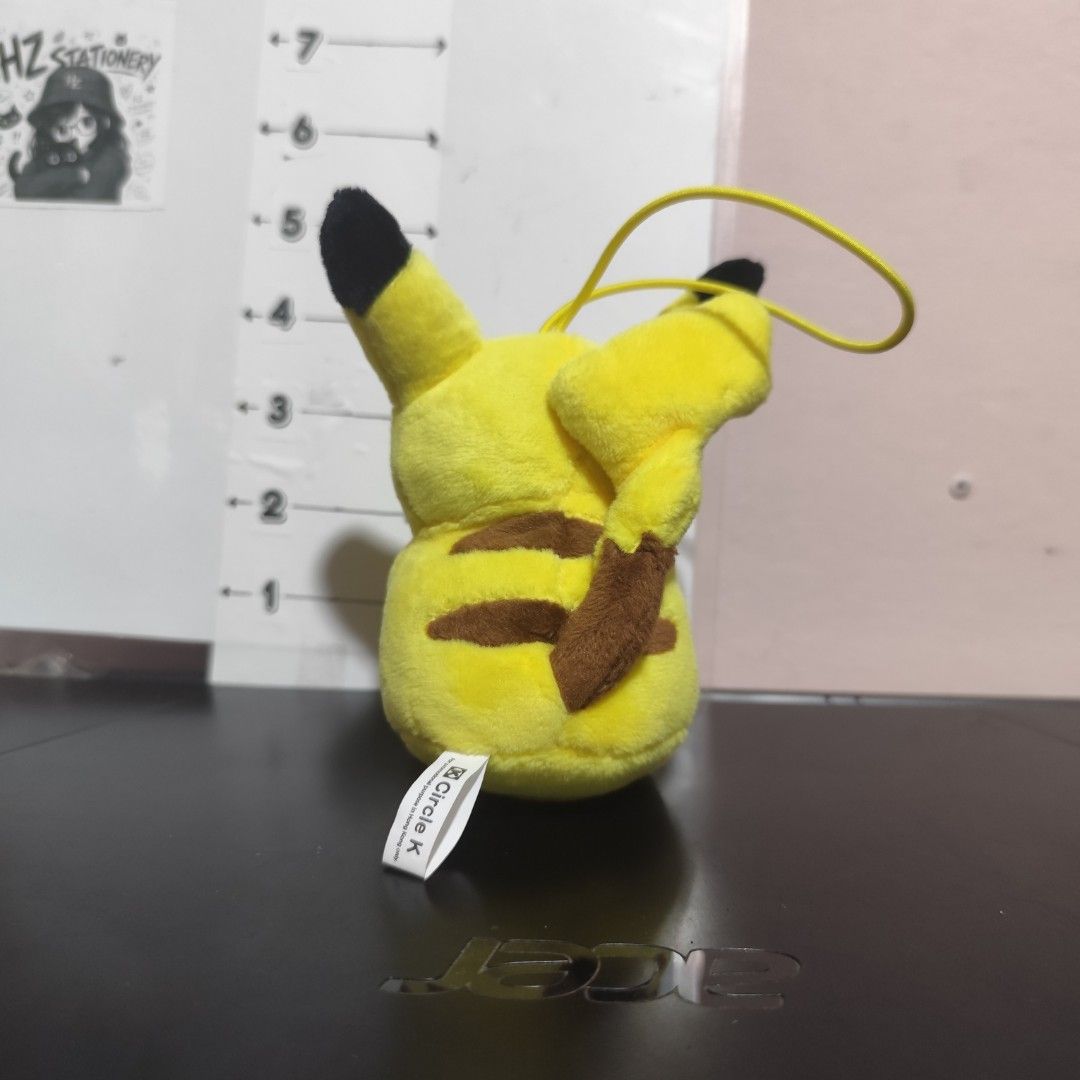 Vintage Pokemon Pikachu 1997 Plush Charm (Category: Character Goods) located in Manila. Submitted by hzdeclutterstuffscollectionsph (Listing ID 1456443743, Image 3). Description: 🔴please send 📩 on my blue app HZ STATIONERY due to reply limit ni caro 🏷️1997 CIRCLE K ✅size: Approx. 5" tall 📍PASIG ‼️PLEASE READ👇‼️ ⚠️items are SOLD AS IS. ❕WYSIWYG ⚠️Limit your expectations, items are from HK/Japan box (some are brand new/unused /with signs of us