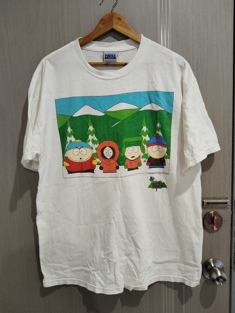Vintage South Park Cartoon tee Dated 1998 (Category: Tshirts & Polo Shirts ) located in Polomolok. Submitted by andrei__12 (Listing ID 1456502289, Image 1). Description: Vintage South Park Cartoon tee Good condition No flaws Dimes: width 23 length 29 Payment through Gcash only Shipping method through jnt.