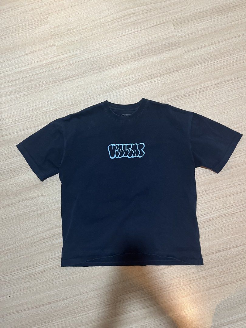 Violent Vio Basic Tee Blue (Category: Tshirts & Polo Shirts) located in Kuala Lumpur. Submitted by cha.yo (Listing ID 1456541675, Image 1). Description: condition 8/10 no damages or holes free shipping .