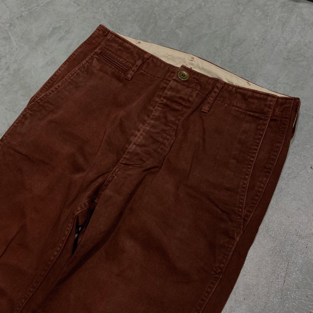 Visvim - SS12 - Chino Pants (Category: Chinos) located in Dagupan City. Submitted by deckedout. (Listing ID 1456550757, Image 2). Description: Condition: 9/10 Waist: 30-31 Length: 40.5 Flaws: None.
