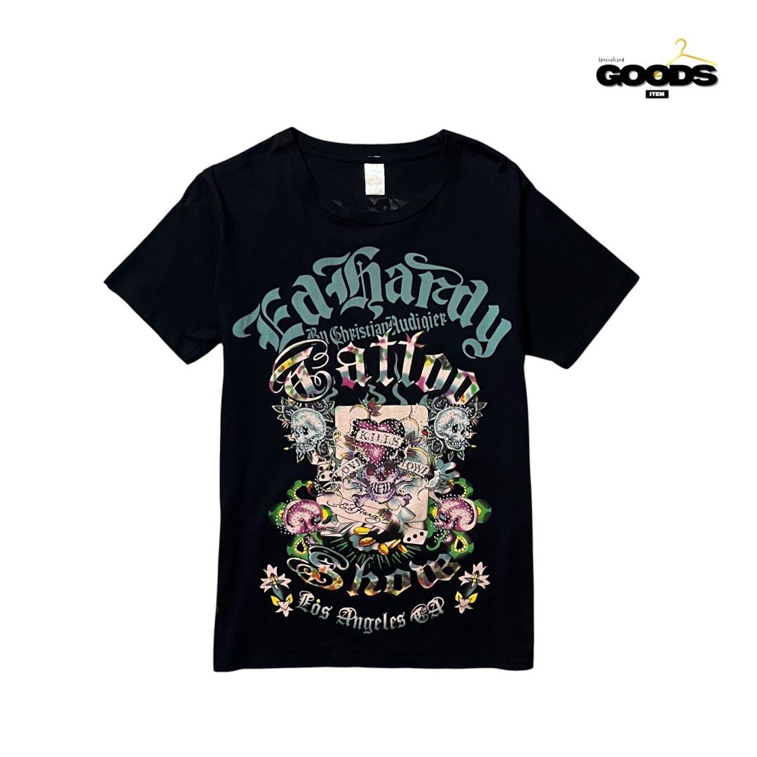 Vntg Y2K Ed Hardy T-Shirt (Category: Tshirts & Polo Shirts ) located in Cebu City. Submitted by specializedgoodsitem_ (Listing ID 1456520320, Image 1). Description: excellent condition no flaws details posted color may vary due to light 21’ width 28’ length .