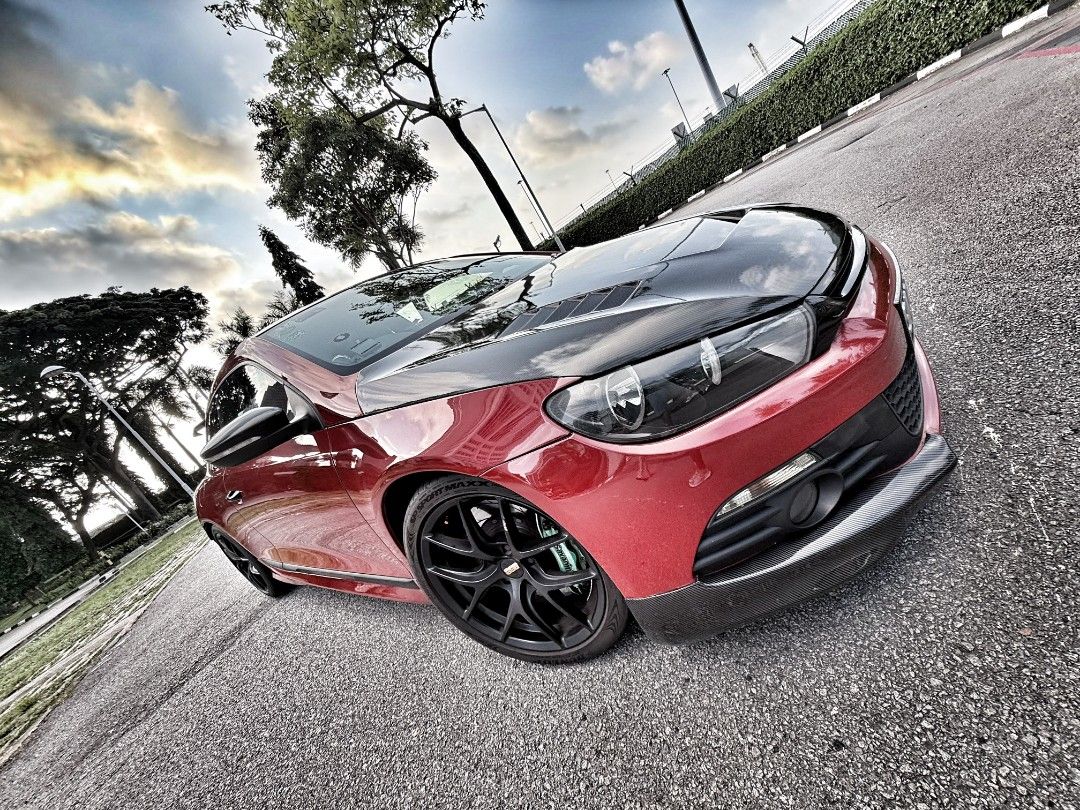 Volkswagen Scirocco 1.4T Auto (Category: Used Cars) located in Singapore. Submitted by 3solarfilm (Listing ID 1398533582, Image 1). Description: No consignment please, dealers welcome if want to buy over. What's in for it: - bilstein absorber with eibach lowering springs - front 6pot bbk and rear enlarged rotors - aftermarket APR ignition coils - aftermarket air-intake - legal with cert. Supersprint quad exhaust - CF bonnet and spoiler - bodykit 