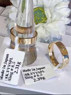 Cartier Love Ring 18K Gold Diamonds, Women's Fashion, Jewelry ...