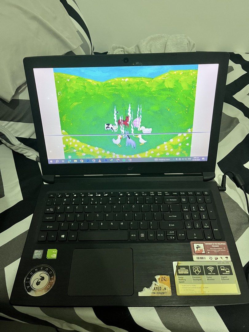 Acer Aspire 3 Intel Core i3 and NVIDIA (Category: Laptops & Notebooks) located in Los Banos. Submitted by mattyhealyy (Listing ID 1453290610, Image 2). Description: Need palitan LCD and battery but is in working condition. Nakatambak na lang.
