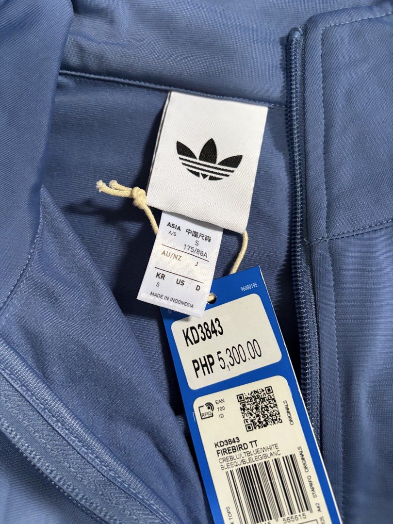 Adidas Firebird Track Jacket (Category: Coats, Jackets and Outerwear) located in Cavite. Submitted by _dashhh (Listing ID 1453254040, Image 3). Description: - Brand new - rfs: wrong size - can sell to below srp - price + sf - dimes are in the last slide of photos.