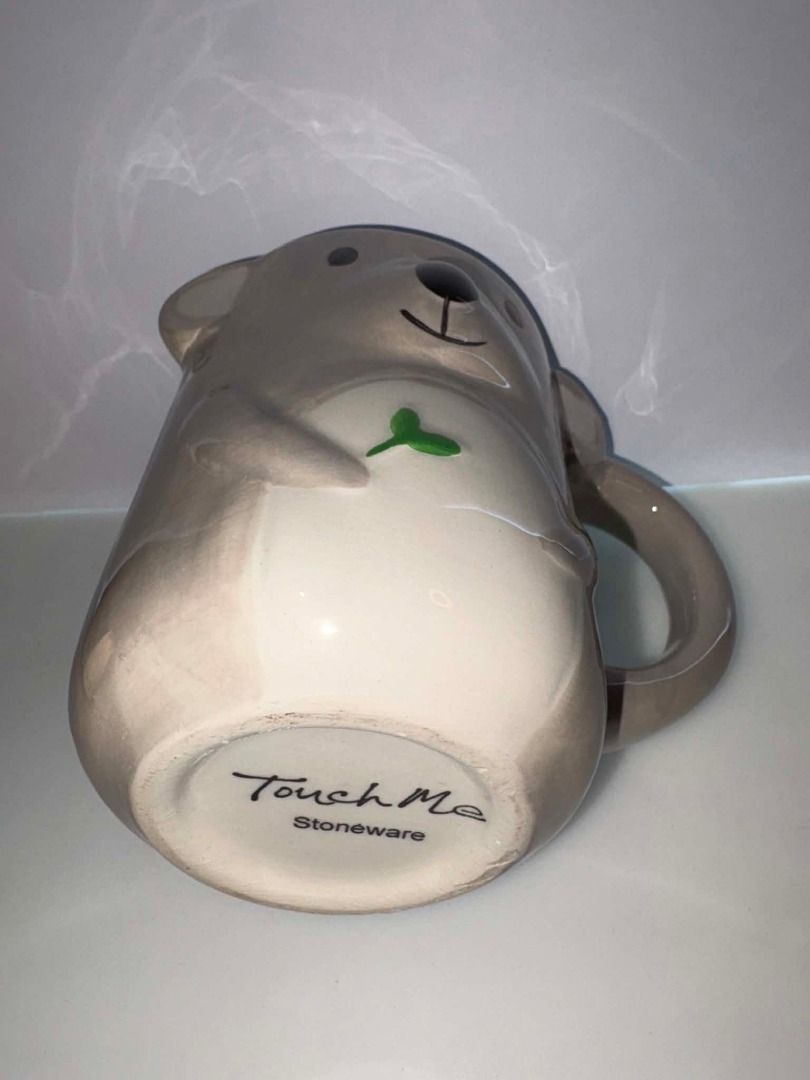Adorable Touch Me Stoneware Koala 3D Mug (Category: Coffee & Tea Tableware) located in Caloocan City. Submitted by rabbithole2026 (Listing ID 1453364877, Image 2). Description: Brand: Touch Me Stoneware Cute koala bear design Durable stoneware construction Raised 3D ears and paws Gray and cream color palette Comfortable handle Ideal for coffee, tea, cocoa, or display.