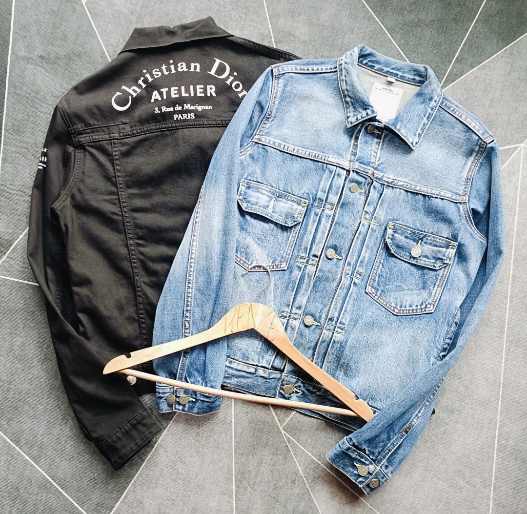 Aspack Only (Category: Coats, Jackets and Outerwear) located in Cebu City. Submitted by renzecamingay (Listing ID 1453326666, Image 2). Description: Christian Dior Excellent Condition Small fit Width 19.5 Length 24 Visvim Excellent Condition Small fit Width 19.5 Length 23.5 PM for issues and other details 2500 Plus ship Only Thank you and GOD bless ☺️.