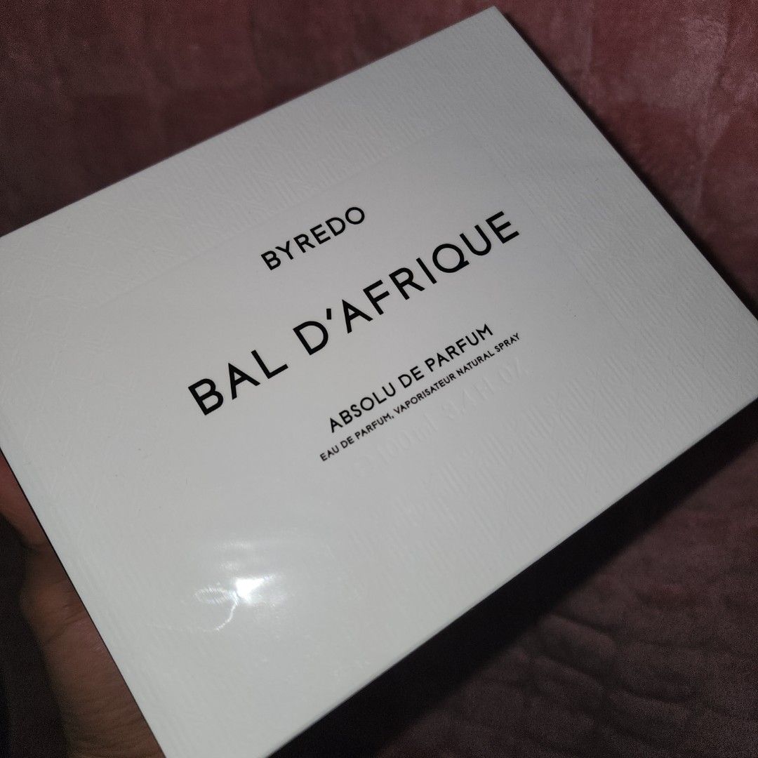 AUTHENTIC BYREDO BAL D'AFRIQUE ABSOLU DE PARFUM 100ml Sealed (Category: Fragrance & Deodorants) located in Quezon City. Submitted by rjdeclutterings (Listing ID 1453403793, Image 2). Description: NOT FAKE. AUTHENTIC. PLS CHECK MY PAGE "AJASCENT PARFUMS 2"FOR VOUCHES. YOU CAN ALSO CHECK MY PROFILE FOR REVIEWS. I ONLY SELL AUTHENTIC ITEMS FROM TESTED AND TRUSTED SOURCES. 📍BATASAN QC.