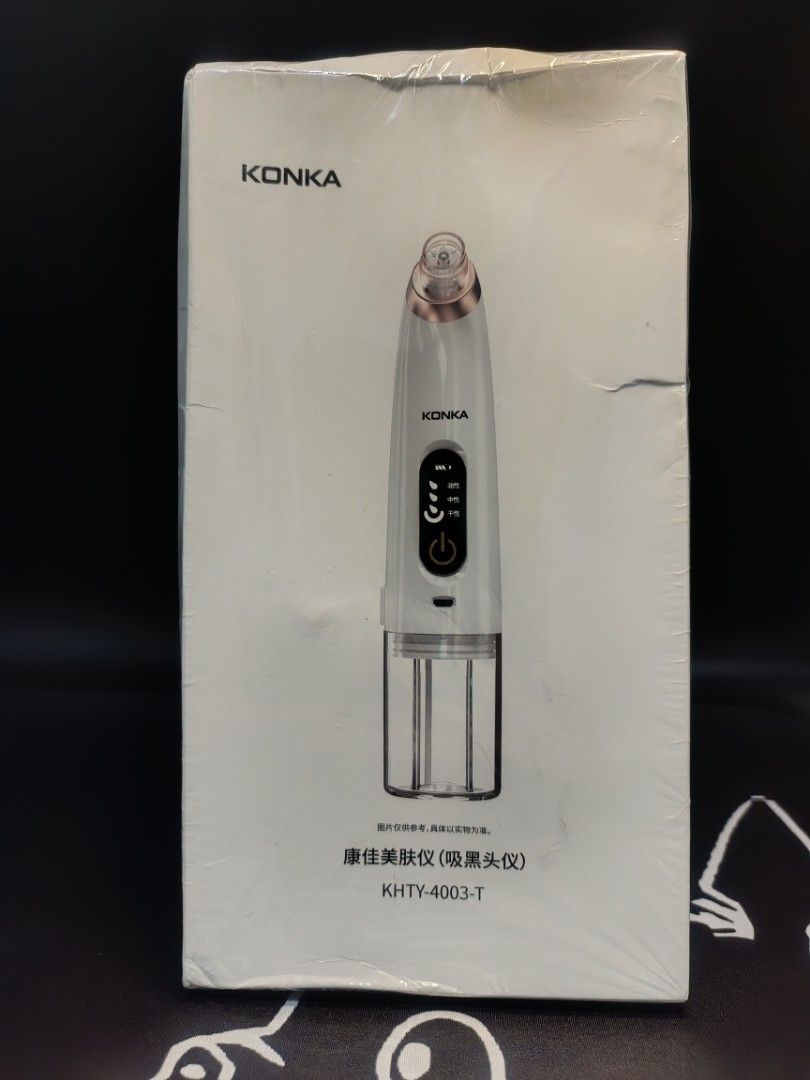 Authentic Konka Pore Vaccum / Blackhead Remover (Category: Body Care) located in Baguio. Submitted by 26_zerozero (Listing ID 1453339284, Image 2). Description: ₱𝟰𝟬𝟬 𝗼𝗻𝗹𝘆 ☺ ᴀᴜᴛʜᴇɴᴛ!ᴄ ᴋᴏɴᴋᴀ ᴘᴏʀᴇ ᴠᴀᴄᴜᴜᴍ / ʙʟᴀᴄᴋʜᴇᴀᴅ ʀᴇᴍᴏᴠᴇʀ ʙᴇᴀᴜᴛʏ ᴅᴇᴠɪᴄᴇ ʙᴏx ɪs 100% ɪɴᴛᴀᴄᴛ ᴀɴᴅ sᴛɪʟʟ ɪɴ ᴏʀɪɢɪɴᴀʟ ғᴀᴄᴛᴏʀʏ ᴘʟᴀsᴛɪᴄ sᴇᴀʟ... ᴘᴇʀғᴇᴄᴛ ғᴏʀ ᴅᴇᴇᴘ ᴄʟᴇᴀɴsɪɴɢ, ʀᴇᴍᴏᴠɪɴɢ sᴛᴜʙʙᴏʀɴ ʙʟᴀᴄᴋʜᴇᴀᴅs, ᴀɴᴅ ᴇxғᴏʟɪᴀᴛɪɴɢ sᴋɪɴ sᴀғᴇʟʏ ᴜsɪɴɢ ɪᴛs ᴡᴀᴛᴇʀ-ᴄɪʀᴄᴜʟᴀᴛɪᴏɴ sʏsᴛᴇᴍ....