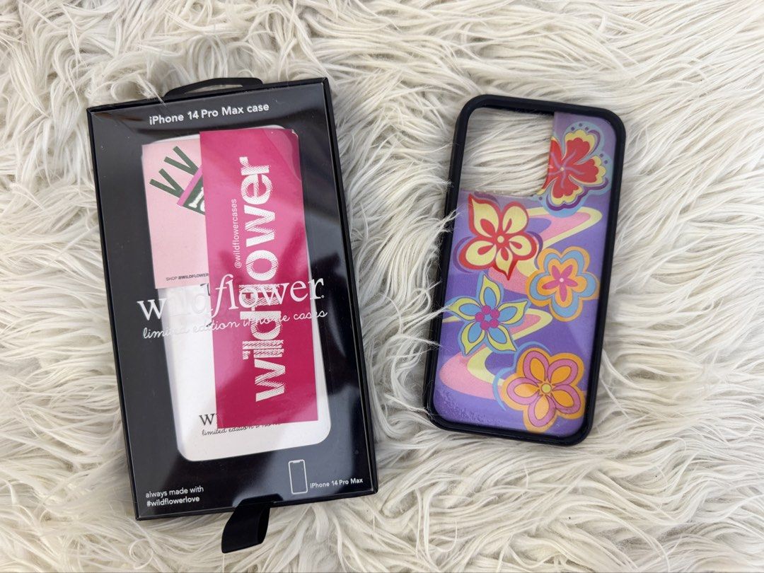 AUTHENTIC Wildflower Surf’s Up IPhone 15 Pro Max Phone Case (Category: iPhone 15 Series) located in Manila. Submitted by coolgirlscorner (Listing ID 1453388198, Image 1). Description: AUTHENTIC! With free stickers and box Bought this for PHP 3,000+ in Wildflower website Flaws: - WF logo fell off - Loose thread - Stain DM ME IF INTERESTED! 🪽 •Same day delivery available • Will send you an order form and store policy for a fair and clear transacti