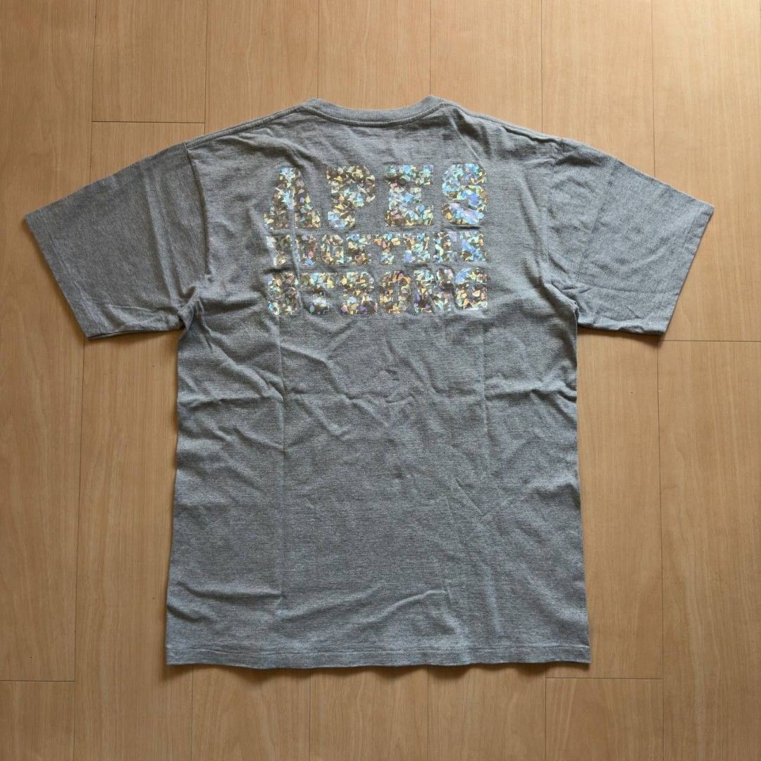 BAPE TOGETHER STRONG TEE (Category: Activewear) located in Manila. Submitted by thriftmobbb (Listing ID 1453341628, Image 2). Description: BAPE TOGETHER STRONG 22x29 NO ISSUE GOOD AS NEW 10/10 COLOR RATE.