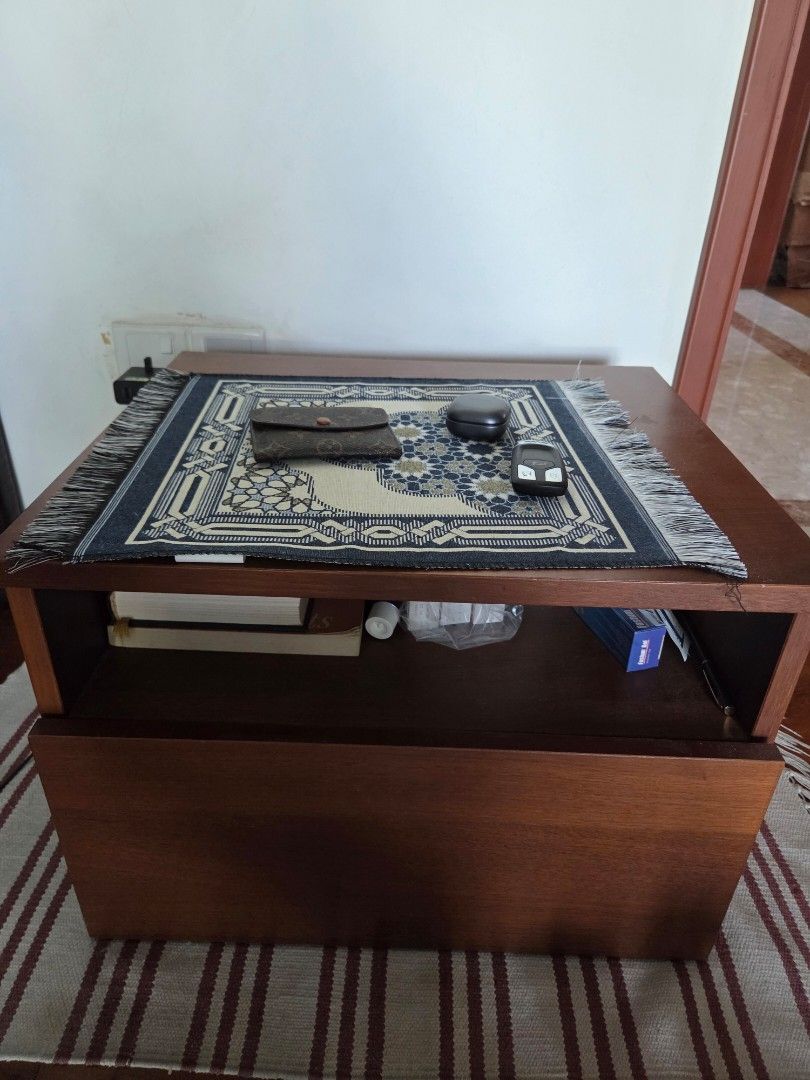 Bedside table (Category: Tables & Sets) located in Singapore. Submitted by hollyemerald (Listing ID 1453334857, Image 1). Description: - 2 Bedside tables with drawer soft close .
