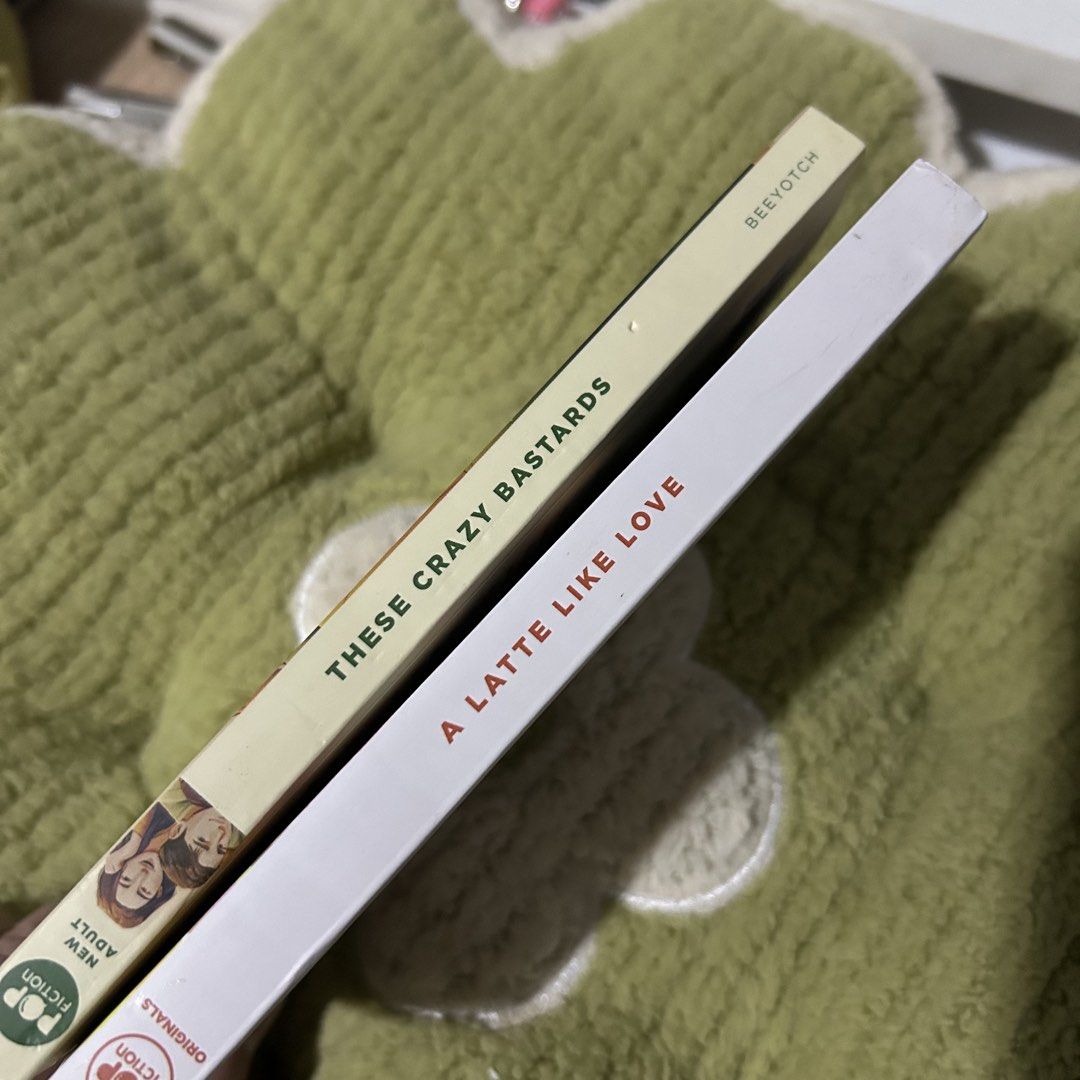 Beeyotch (A Latte Like Love & These Crazy Bastards) (Category: Storybooks) located in San Pedro. Submitted by aa_jaye (Listing ID 1453392147, Image 2). Description: BOOKS ⊹ read once — no flaws/issues ⊹ sold as set (₱300) or individually (₱180) check out my listings for more items! ▫️payment: gcash / bank transfer ▫️delivery: j&t / lalamove (can ship from bgc or san pedro, laguna) .