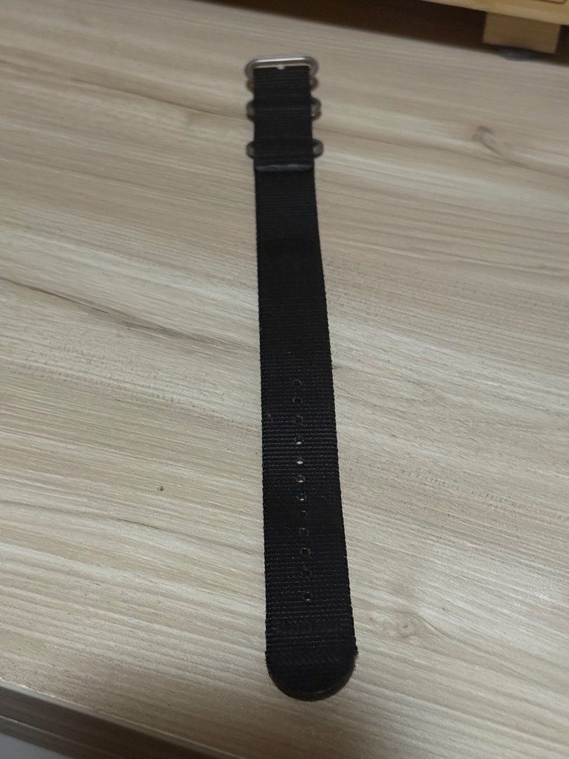 Black nato straps 22mm and 24mm (Category: Men's Watches) located in Manila. Submitted by vincoconut (Listing ID 1453317783, Image 3). Description: Both brandnew Wrong order The one with quick release is 24mm The nato is 22mm Item for pick up kapitolyo pasig or primex san juan.