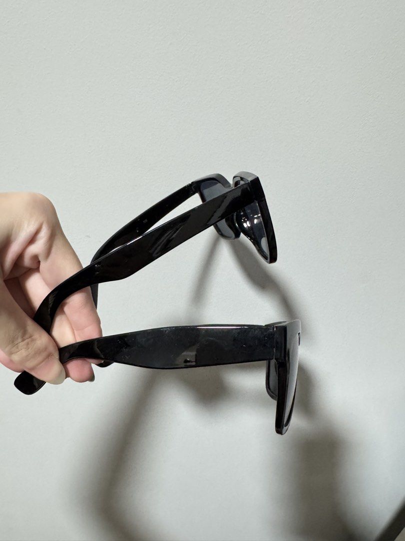 Black Shades Basic glasses (Category: Sunglasses & Eyewear) located in Singapore. Submitted by shopyourwants (Listing ID 1453257421, Image 2). Description: gentle monster vibes $4 for 1, get both for $6.