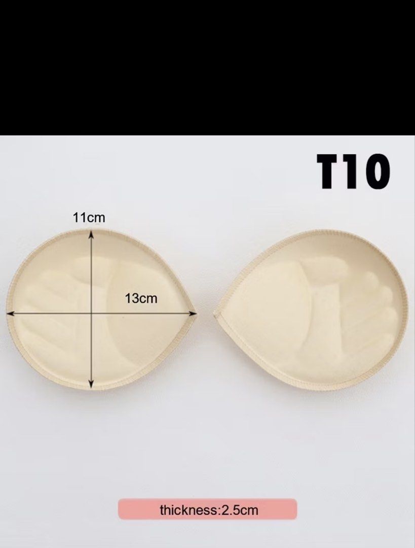 Bra inserts padding (Category: New Undergarments & Loungewear) located in Singapore. Submitted by alohajayne (Listing ID 1453383083, Image 1). Description: 2.5cm thickness For swimwear or extra padding.