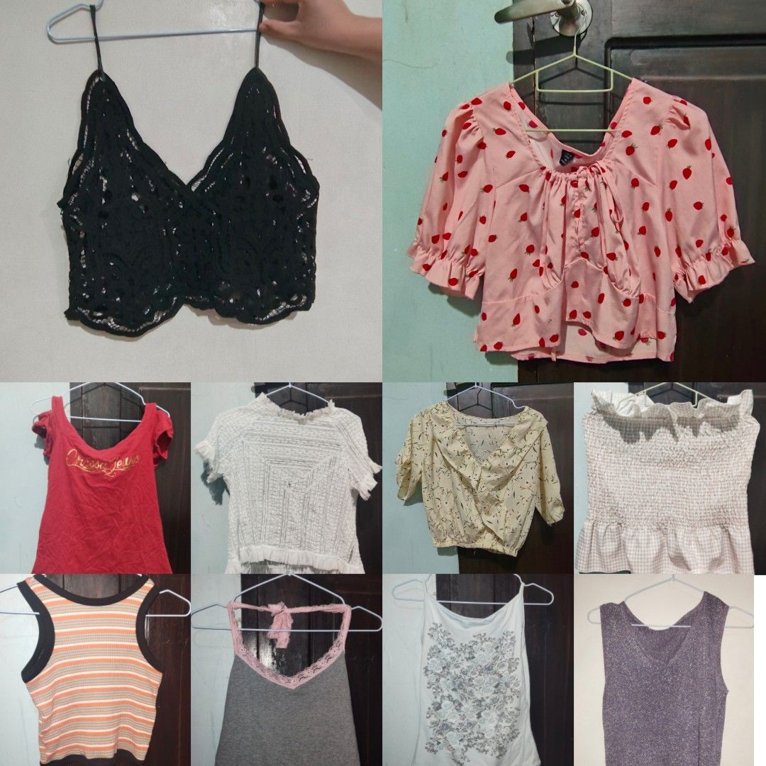 Bundle tops take all 100 (Category: Others Tops) located in Cebu City. Submitted by zealhorse.812446 (Listing ID 1453285048, Image 1). Description: ranges from M-L sizing. mixed.