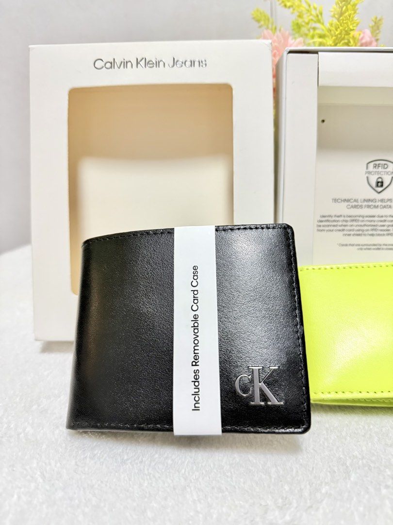 Calvin Klein Authentic/Original Leather RFID Mens Wallet (Category: Wallets & Card Holders) located in Quezon City. Submitted by kgpconsumergoodstrading (Listing ID 1453409417, Image 3). Description: Calvin Klein Authentic/Original Mens Leather Wallet with RFID Blocking Technology Bought from USA 🇺🇸 Price: Php 2,800, Best price Guaranteed Money back guaranteed if proven fake Features: * CK STYLE: This sleek CK leather wallet is multi-functional