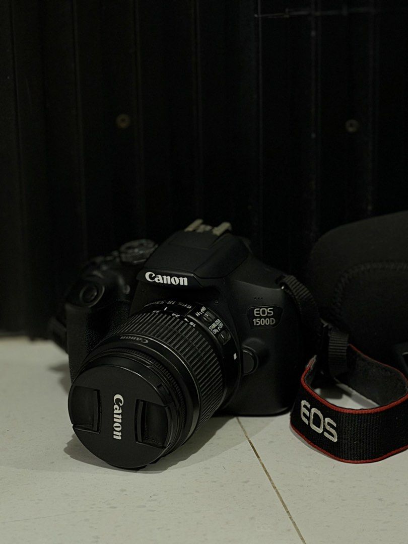 Canon 1500D (Category: Cameras) located in Angeles City. Submitted by zhdane (Listing ID 1453383302, Image 2). Description: Canon 1500D Lens Strap Bag 2 batteries 1 charger.