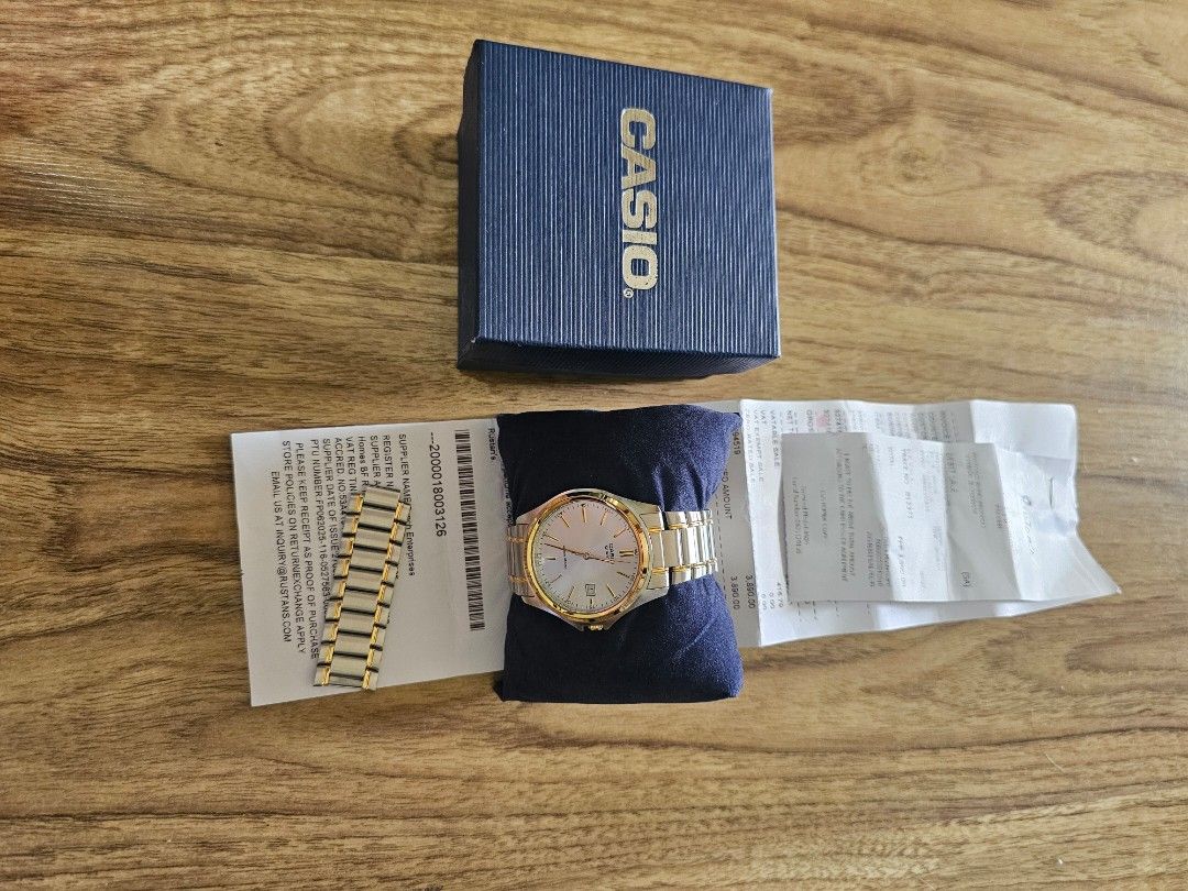 Casio watch unisex (Category: Luxury Watches) located in Muntinlupa City. Submitted by netrich (Listing ID 1453238413, Image 1). Description: .