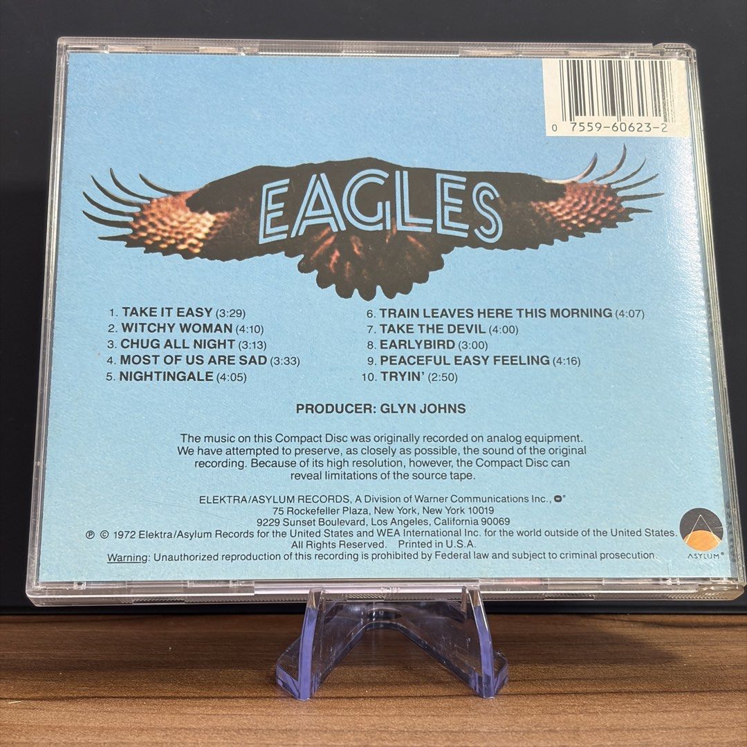 CD - Eagles (Category: CDs & DVDs) located in Singapore. Submitted by joyfarm (Listing ID 1453337356, Image 2). Description: .