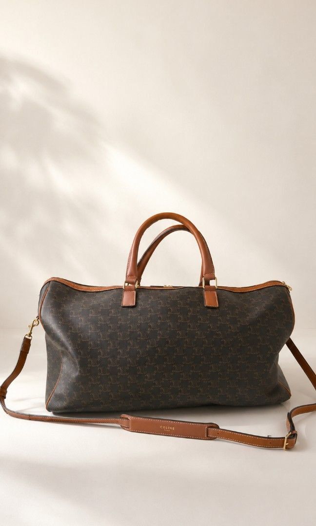 Celine weekender bag (Category: Luxury Bags & Wallets) located in Pateros City. Submitted by hoarderhub (Listing ID 1450726017, Image 3). Description: 🎉FLASH SALE🎉 Celine Medium travel bag Its the perfect weekender bag! Apologies though as I lost the dust bag. ✨ Returns & refunds accepted. I'm a buyer too, so I know how easy it is to make an impulse purchase (sometimes for that little dopamine boost! 😅). As a fellow bag lover—and a bit of a ho
