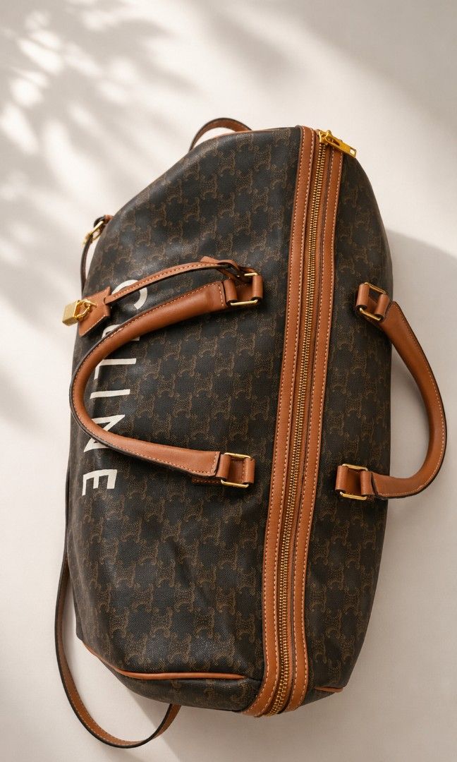 Celine weekender bag (Category: Luxury Bags & Wallets) located in Pateros City. Submitted by hoarderhub (Listing ID 1450726017, Image 2). Description: 🎉FLASH SALE🎉 Celine Medium travel bag Its the perfect weekender bag! Apologies though as I lost the dust bag. ✨ Returns & refunds accepted. I'm a buyer too, so I know how easy it is to make an impulse purchase (sometimes for that little dopamine boost! 😅). As a fellow bag lover—and a bit of a ho