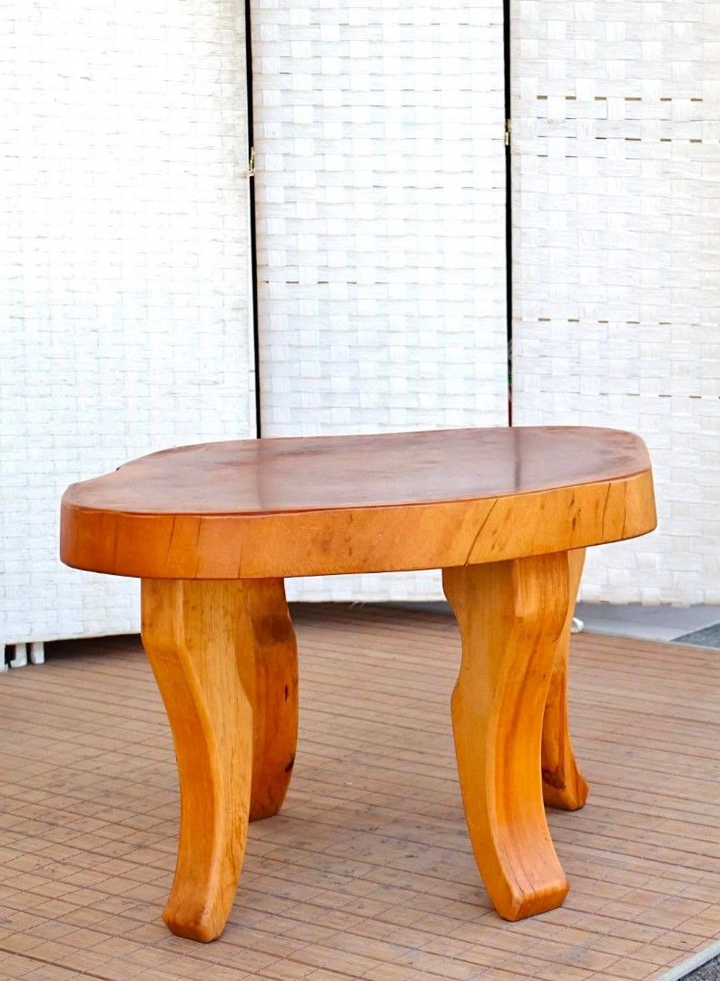 Center Table (Category: Tables & Sets) located in Meycauayan. Submitted by marygracecasimiro (Listing ID 1453267314, Image 3). Description: JAPAN SURPLUS FURNITURE HEAVY SOLID WOOD SLAB WOOD CENTER TABLE Size 32.5L x 27.5W x 19H in inches (AS-IS ITEM) *Minimal Scratch Only IN GOOD CONDITION💚 P10,500.