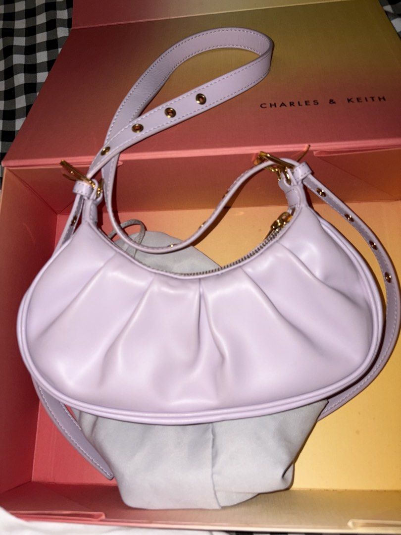 charles & keith lavender bag (Category: Shoulder Bags) located in Makati City. Submitted by bootique (Listing ID 1452380270, Image 1). Description: .