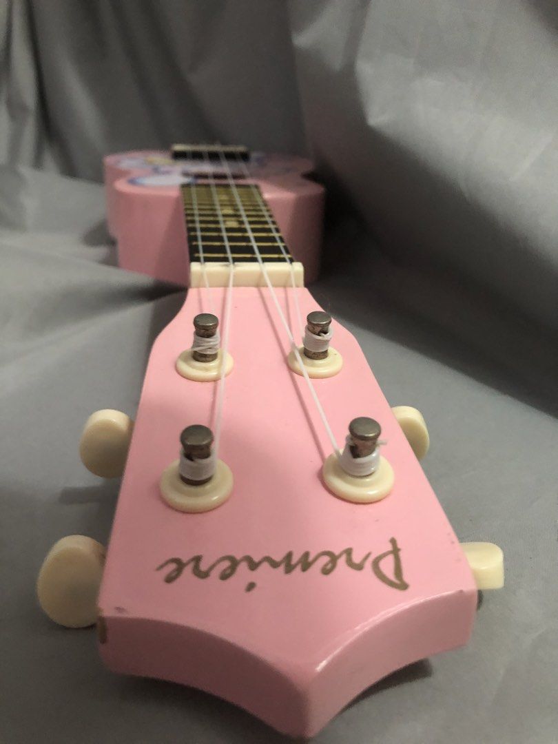 CINNAMOROLL PINK UKELELE (negotiable) (Category: Musical Instruments) located in Manila. Submitted by cinnamon_daein (Listing ID 1453241187, Image 2). Description: Product is negotiable. Used only once Customized cinnamoroll pink ukelele With free pick Brand: Premiere.