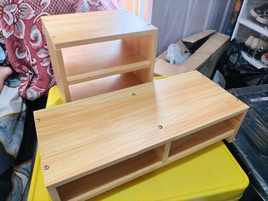 Computer Monitor Riser and Organizer Like New (Category: Other Accessories) located in Pateros City. Submitted by littlemaerie (Listing ID 1453397326, Image 1). Description: AVAIL * MONITOR RISER STAND AND ORGANISER SET 40cm x 15cm x 11cm (stand) Like new - Price 300 Last Price na po Location : Pateros, Metro Manila Delivery via lalamove book by buyer.
