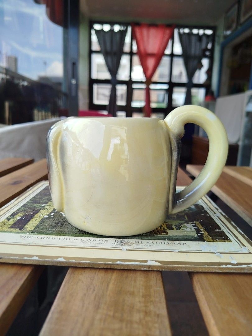 Cute Pug Face Ceramic Mug (Category: Coffee & Tea Tableware) located in Makati City. Submitted by meowmyella (Listing ID 1453242102, Image 3). Description: - Adorable pug face design - Features a light yellow handle - A must-have for dog lovers - Adds a fun touch to your kitchenware kindly send DM for more details #mugs #mugcollector #mugcollection #3Dmugs.