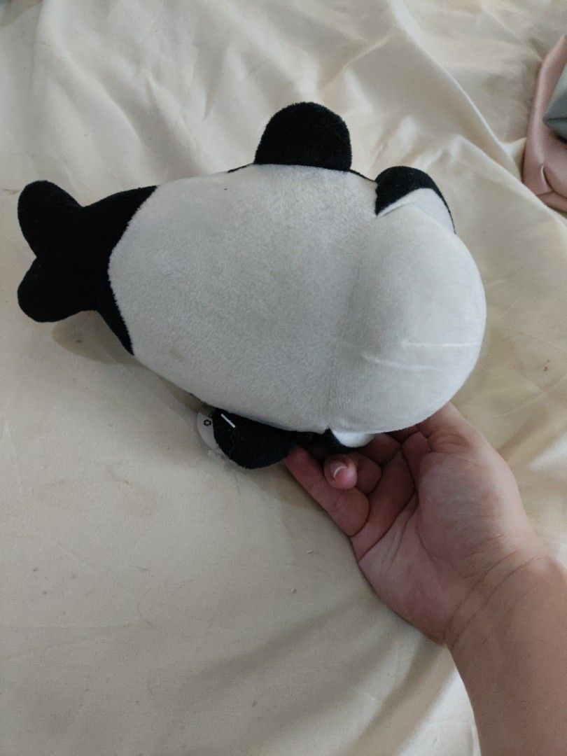Cute Seal Orca Whale Plush Toy (Category: Plushies & Soft Toys) located in Mandaue City. Submitted by regdeclutters (Listing ID 1453314152, Image 3). Description: Seal in Orca costume plush - Adorable black and white orca whale plushie - Super soft and cuddly - Ideal for collectors or as a thoughtful gift.