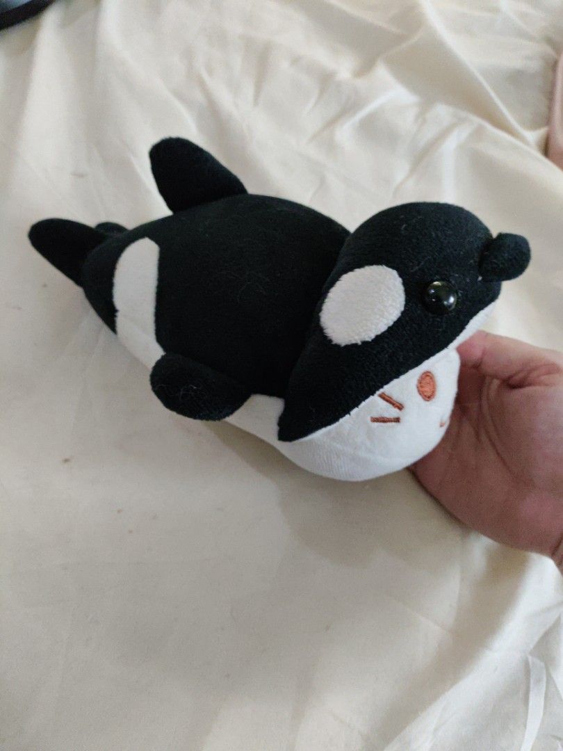 Cute Seal Orca Whale Plush Toy (Category: Plushies & Soft Toys) located in Mandaue City. Submitted by regdeclutters (Listing ID 1453314152, Image 2). Description: Seal in Orca costume plush - Adorable black and white orca whale plushie - Super soft and cuddly - Ideal for collectors or as a thoughtful gift.