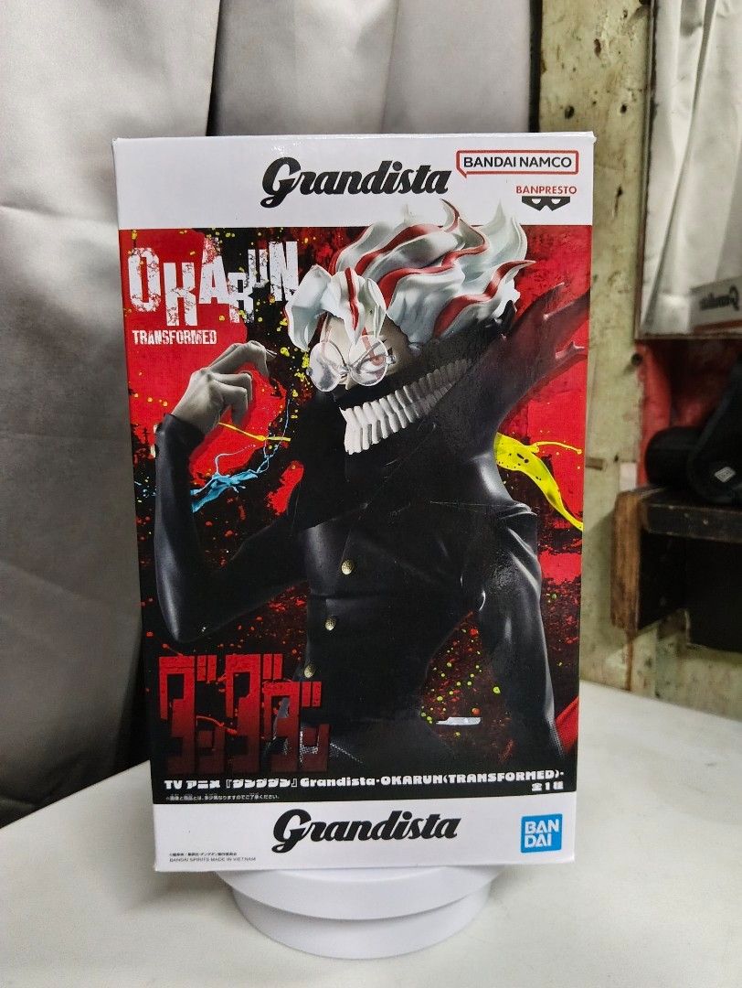 DANDADAN, GRANDISTA OKARUN: TRANSFORMED (Category: Designer & Blind Box Toys) located in Manila. Submitted by dahdaaa (Listing ID 1453425167, Image 1). Description: ↛ Condition: Mint in Box (no clam/bb) ↛ can provide any proofs ↛ MOP: Cash/Gcash ↛ MOD: LBC, Lalamove, J&T or Pick up ↛ MEET UP: SM Sta.Mesa/Quiapo Church/Savemore Nagtahan/Vicente Cruz, España Blvd ↛ LOC: Sampaloc/Quiapo, Manila.