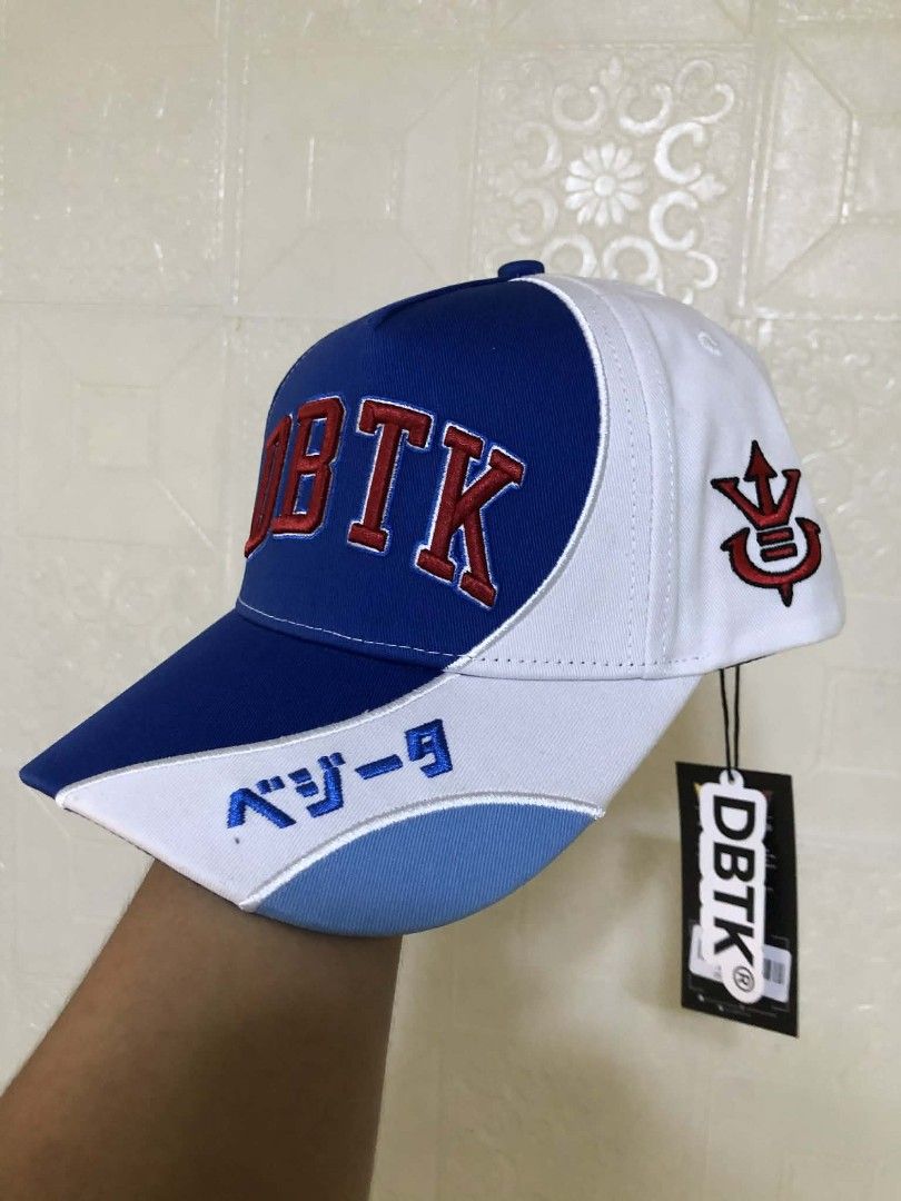DBTK x DBZ Vegeta Cap (Category: Caps & Hats) located in Quezon City. Submitted by cojikmendez (Listing ID 1453358507, Image 2). Description: FOR SALE, BRAND NEW!! DBTK x DBZ Vegeta Cap - Blue/White 💸₱1799 + shipping fee 📍PLEASANT / SAVANO / DIAMOND CREST 💸Gcash / Maya / Bank Transfer 🛵Lalamove / J&T / LBC ✅UNLI LEGIT CHECK BEFORE TRANSACTION!.