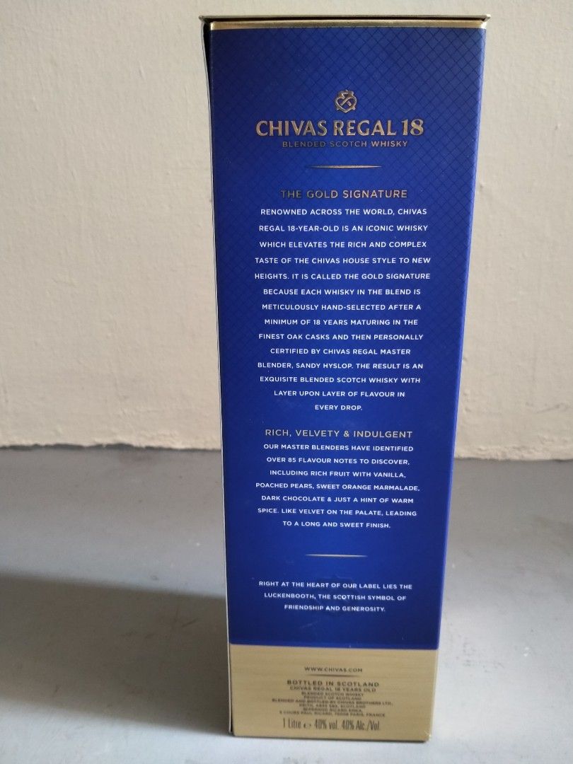 Empty Bottle (Category: Other Home Decor) located in Singapore. Submitted by omizu (Listing ID 1453350515, Image 3). Description: - Empty Chivas Regal 18 Years bottle - Includes original Chivas Regal 18 Years box - Ideal for collectors or display purposes Sellers often share frustrating experiences on dealing with difficult or overly picky buyers over low-cost items. Sellers frequently encounter time-wasters who nitpick cheap listings, but commun