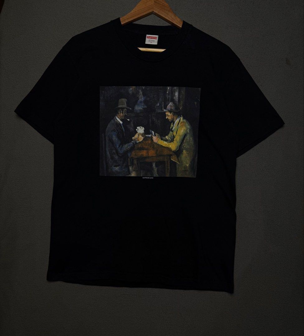 For sale authentic supreme cards (Category: Tshirts & Polo Shirts ) located in Taguig. Submitted by thasmallph (Listing ID 1453269518, Image 1). Description: Authentic legit Excellent condition No issue Color rate 9.5/10 Dimes Width 21 Length 28.