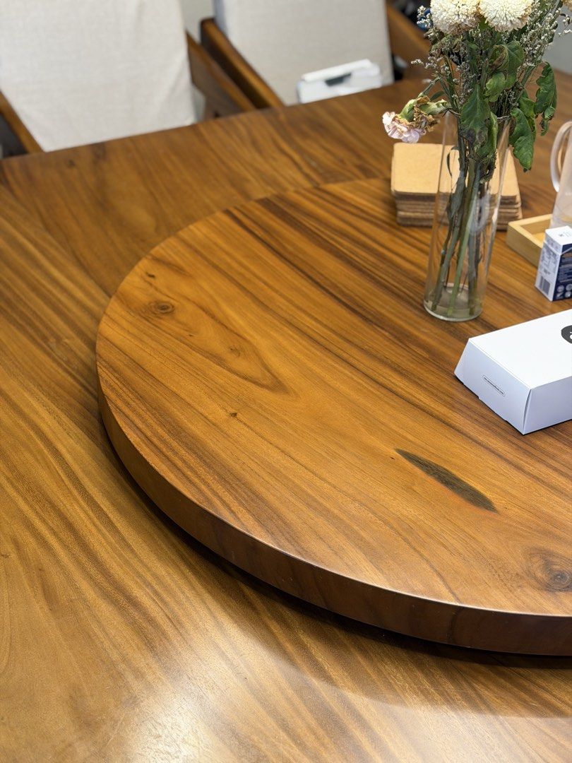 Genuine Mahogany Table set (Category: Tables & Sets) located in Manila. Submitted by kyan_ko12 (Listing ID 1453340319, Image 3). Description: Genuine mahogany table with 9 chairs. Sold as set..