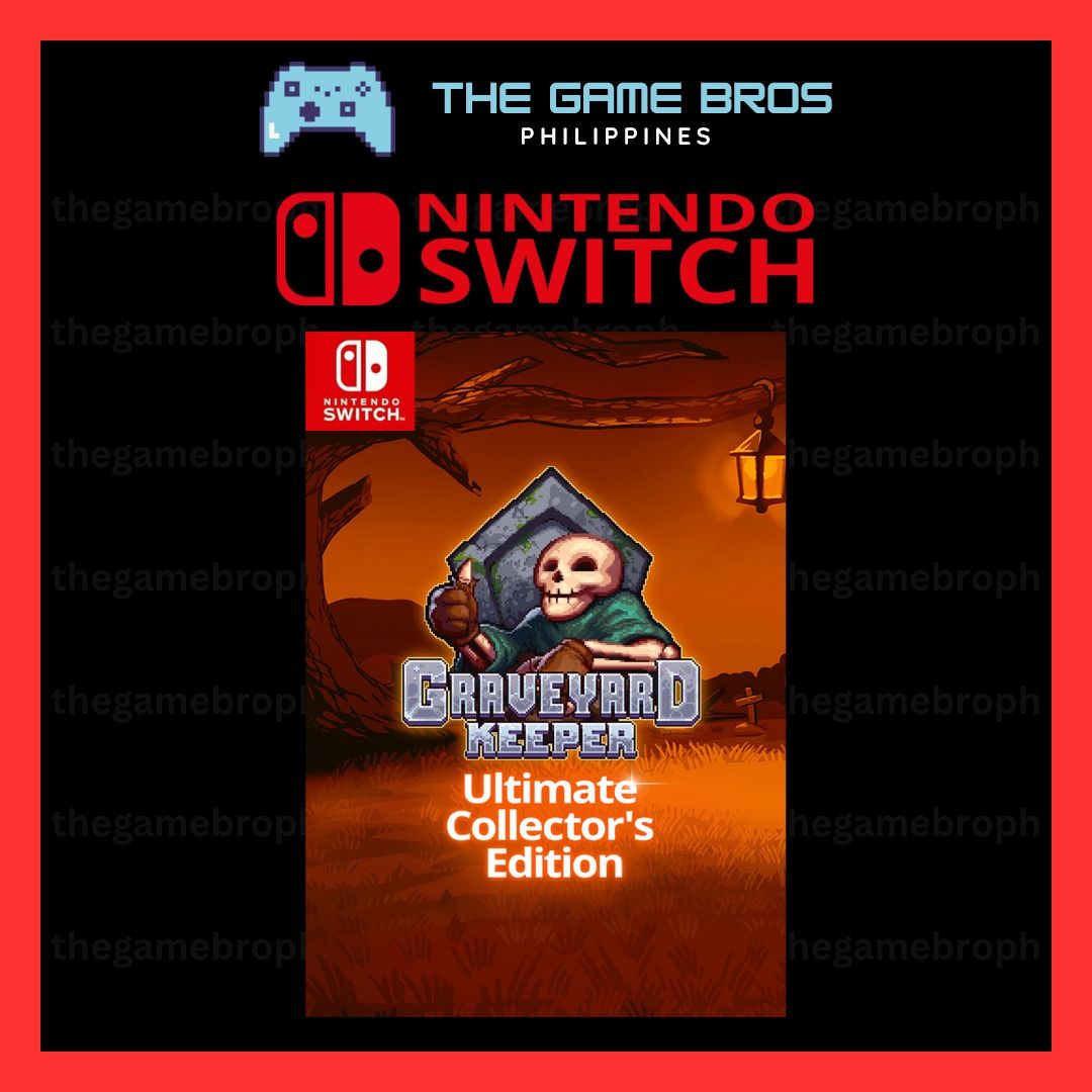 Graveyard Keeper Ultimate Collector Edition (Nintendo Switch) Digital Game (Category: Nintendo) located in Manila. Submitted by thegamebroph (Listing ID 1453341281, Image 1). Description: 🔥 FEATURES 🔥 ✅ 100% SAFE and LEGAL games bought from Nintendo eShop ✅ ✅ 100% STABLE and RELIABLE !!! ✅ ✅ Not require to MODIFY your console ✅ ✅ Warranty provided✅ ✅ Instant Delivery*✅ ✅ Simple & Details Installation Guide Provided✅ ✅ 99% of all games available