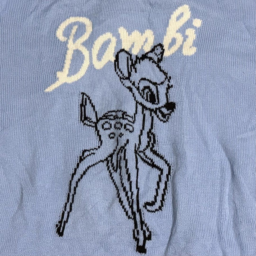 H&M Divided Bambi Knitted Sweatshirt Pullover Blue (Category: Coats, Jackets and Outerwear) located in Makati City. Submitted by fairylees (Listing ID 1453393058, Image 2). Description: .