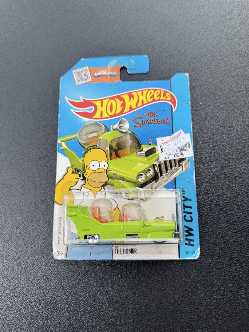 Hotwheels The Homer Old Card (Soft corners) (Category: Vehicle & Diecast Models) located in Manila. Submitted by altan16 (Listing ID 1453239872, Image 1). Description: .