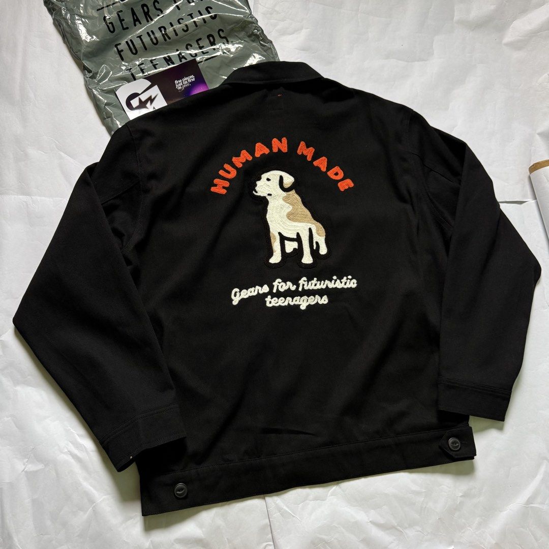 Human Made Work Jacket (Category: Coats, Jackets and Outerwear) located in Manila. Submitted by godspeedmnl (Listing ID 1453258588, Image 1). Description: Human Made Work Jacket 3,889PHP / Sizes: S, M, L, XL Colorway: Denim Black Package Included: • Human Made Work Jacket x 1 • Paper Bag • Godspeed Mnl logo & streetwear stickers. • Chance to be added to our GVIP list for exclusive discounts and early access. - • We do meet ups: SM NORTH, WALTERMA