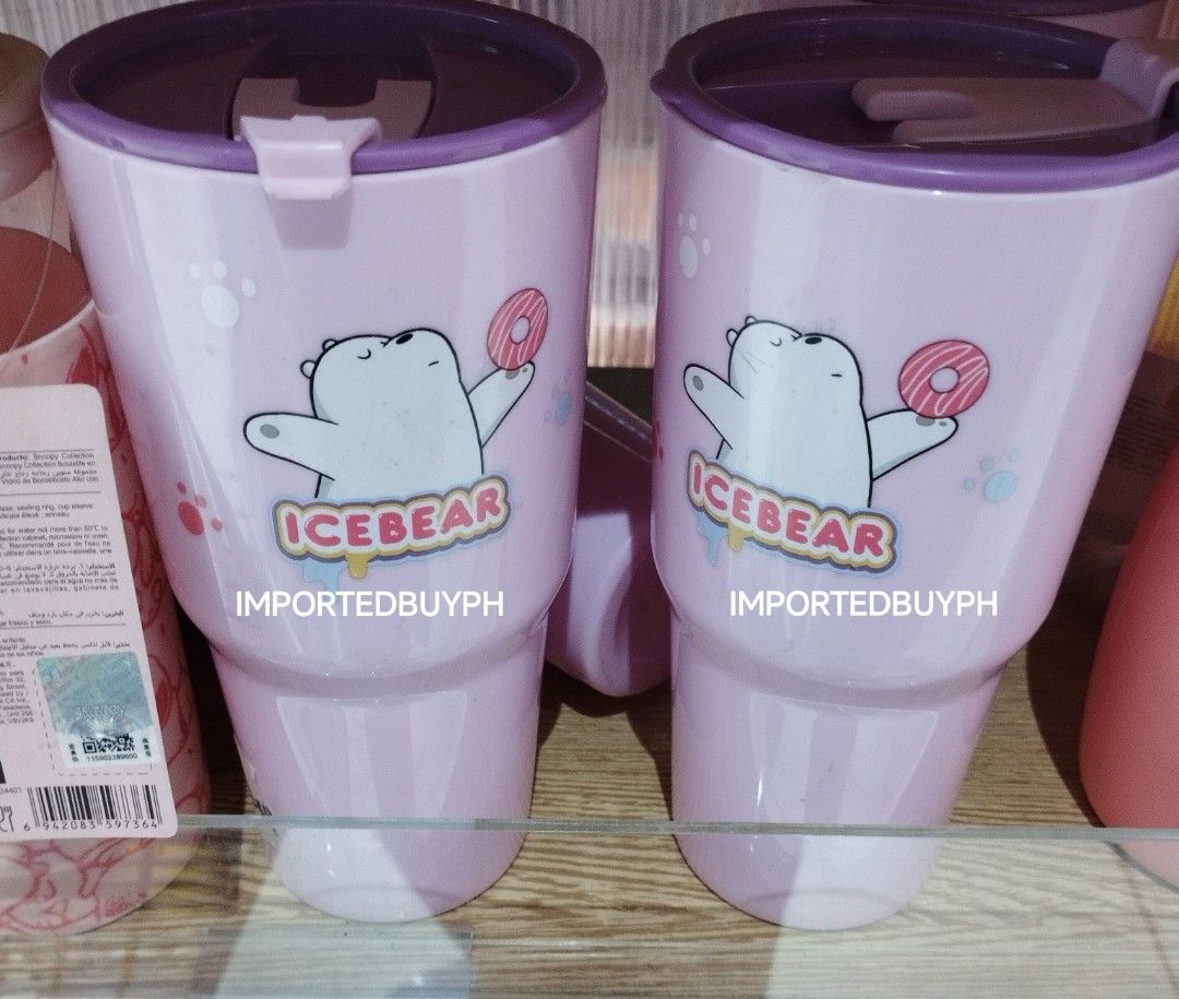 Ice Bear Miniso Plastic We Bare Bears Tumbler (Category: Water Bottles & Tumblers) located in Rizal. Submitted by importedbuyph (Listing ID 1453409360, Image 1). Description: 💯 ORIGINAL BRAND NEW.