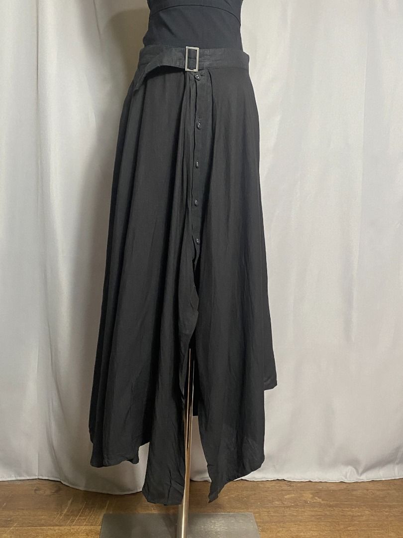 Initial Belted Button-Front Asymmetrical Maxi Skirt (Category: Skirts) located in Las Pinas. Submitted by ipickyou (Listing ID 1453297691, Image 3). Description: Unwashed Condition: 10/10 𝗣𝗿𝗶𝗰𝗲: ₱𝟳𝟴𝟬 𝗠𝗲𝗮𝘀𝘂𝗿𝗲𝗺𝗲𝗻𝘁𝘀 𝘄𝗵𝗲𝗻 𝗹𝗮𝗶𝗱 𝗳𝗹𝗮𝘁: -Waist: 16” -Length: H 17”, L 31”.