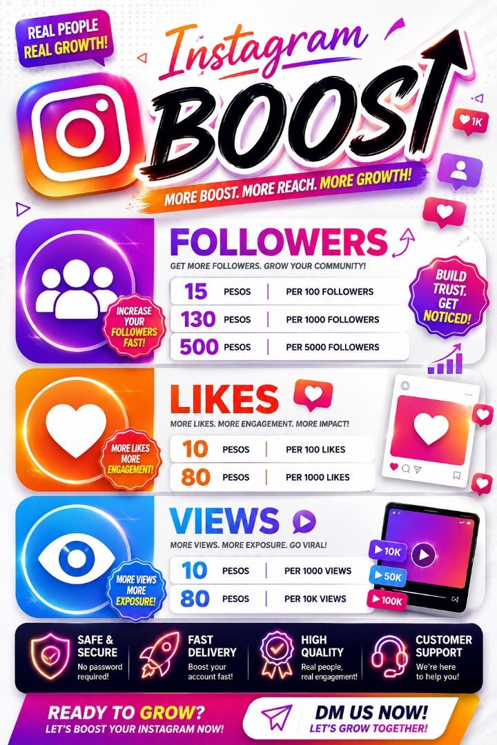 Instagram Boosting Services (Category: Looking For) located in Manila. Submitted by pryce_ravocboosting (Listing ID 1453399979, Image 1). Description: .