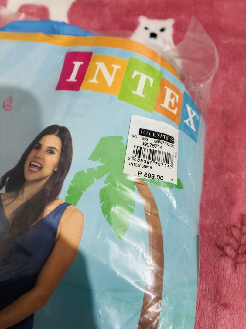 INTEX Wet Set Collection Inflatable Kiddie Pool 💦 (Category: Bathtub & Bath Accessories) located in Quezon City. Submitted by grai25 (Listing ID 1453390740, Image 3). Description: Selling our INTEX Wet Set Collection Inflatable Kiddie Pool 💦 **DETAILS:** - Brand: INTEX Wet Set 3-Ring Pool #59416 - Size: 58” x 13” / 147cm x 33cm - Color: Blue - For ages: 2+ years old - 3 air chambers with double valves - With repair patch included - Mall price: 
